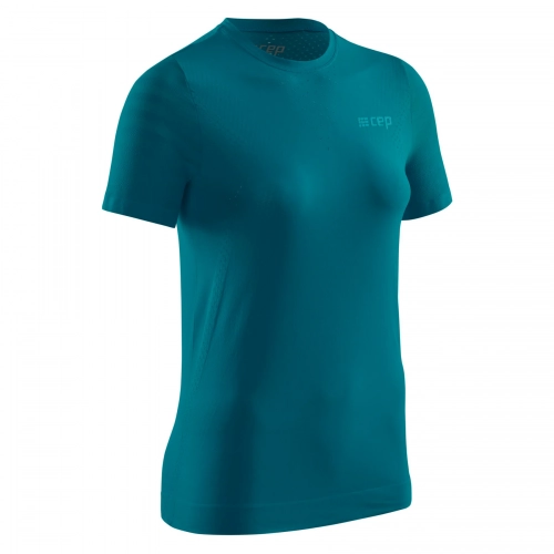 Женская ультралегкая футболка с коротким рукавом CEP для бега фото 3