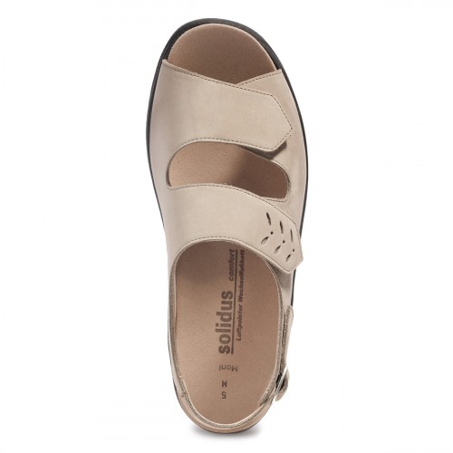 Женские сандалии Solidus, Moni, серо-коричневые фото 3