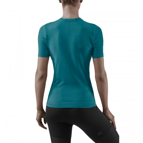Женская ультралегкая футболка с коротким рукавом CEP для бега фото 2