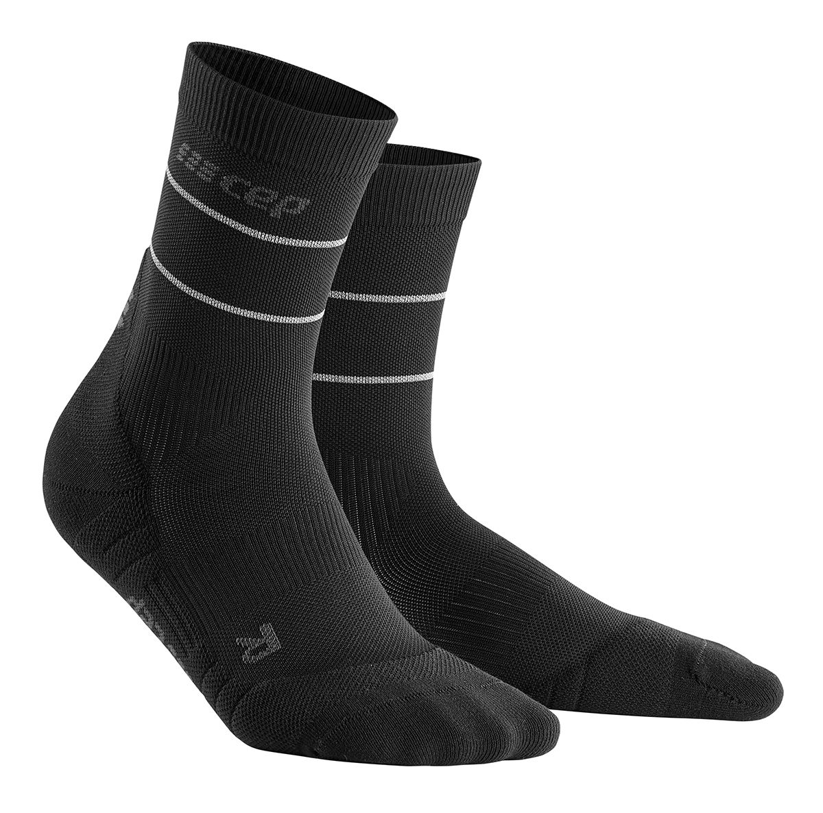 Мужские компрессионные носки CEP Reflective функциональные укороченные гольфы cep для спорта мужские