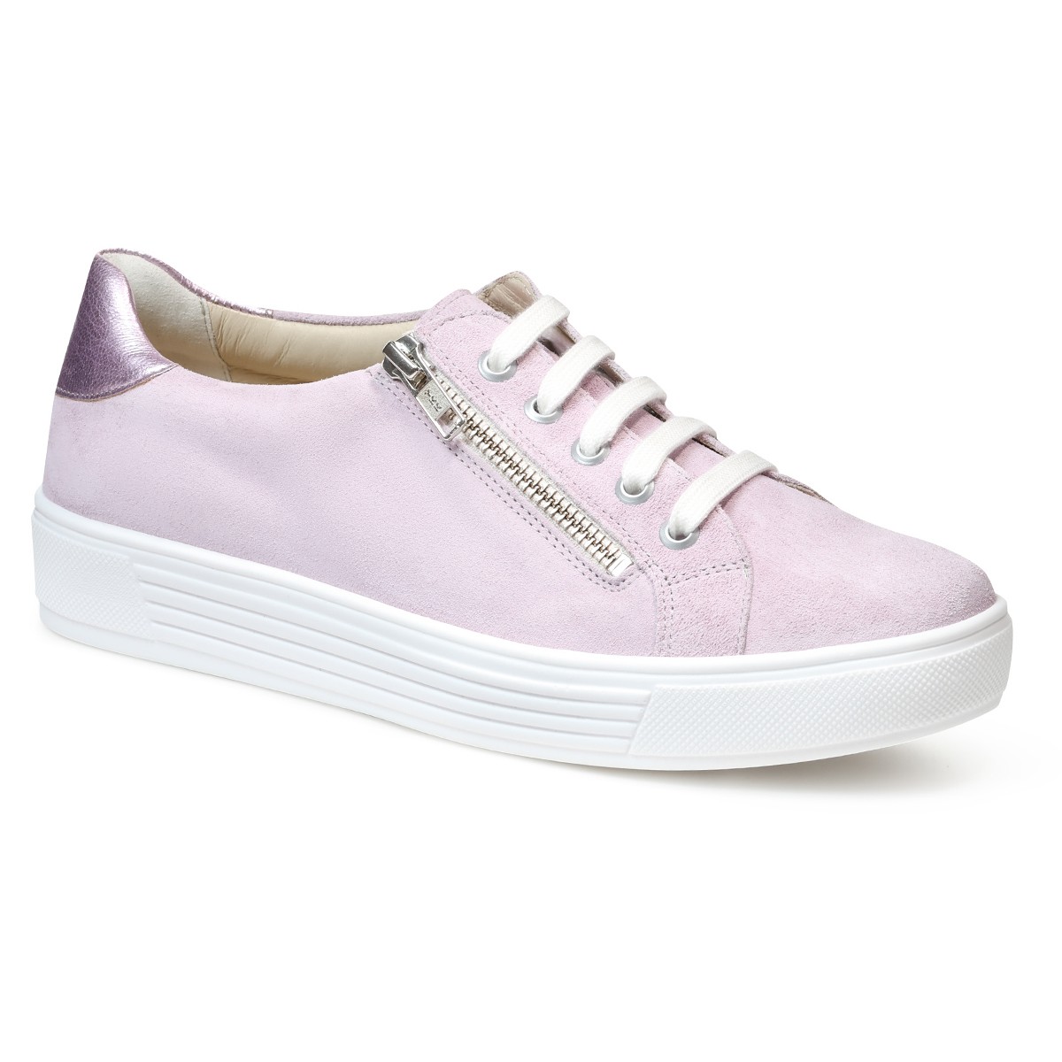 спортивные туфли на шнуровке kaja solidus цвет verona verona flecht jade Кеды женские Kaja, Solidus, розовая лаванда