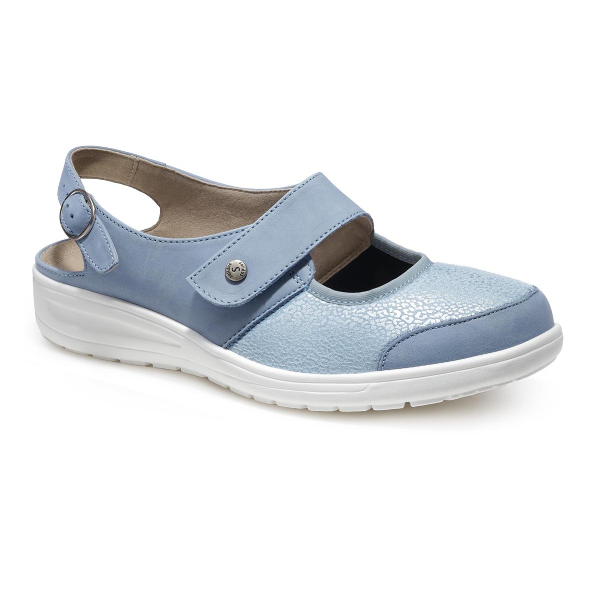 Женские туфли Heaven, линия Solicare Soft, Solidus, голубой