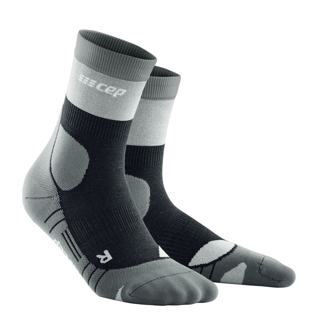 Мужские компрессионные тонкие высокие носки CEP merino для активного отдыха на природе носки мужские тонкие высокие