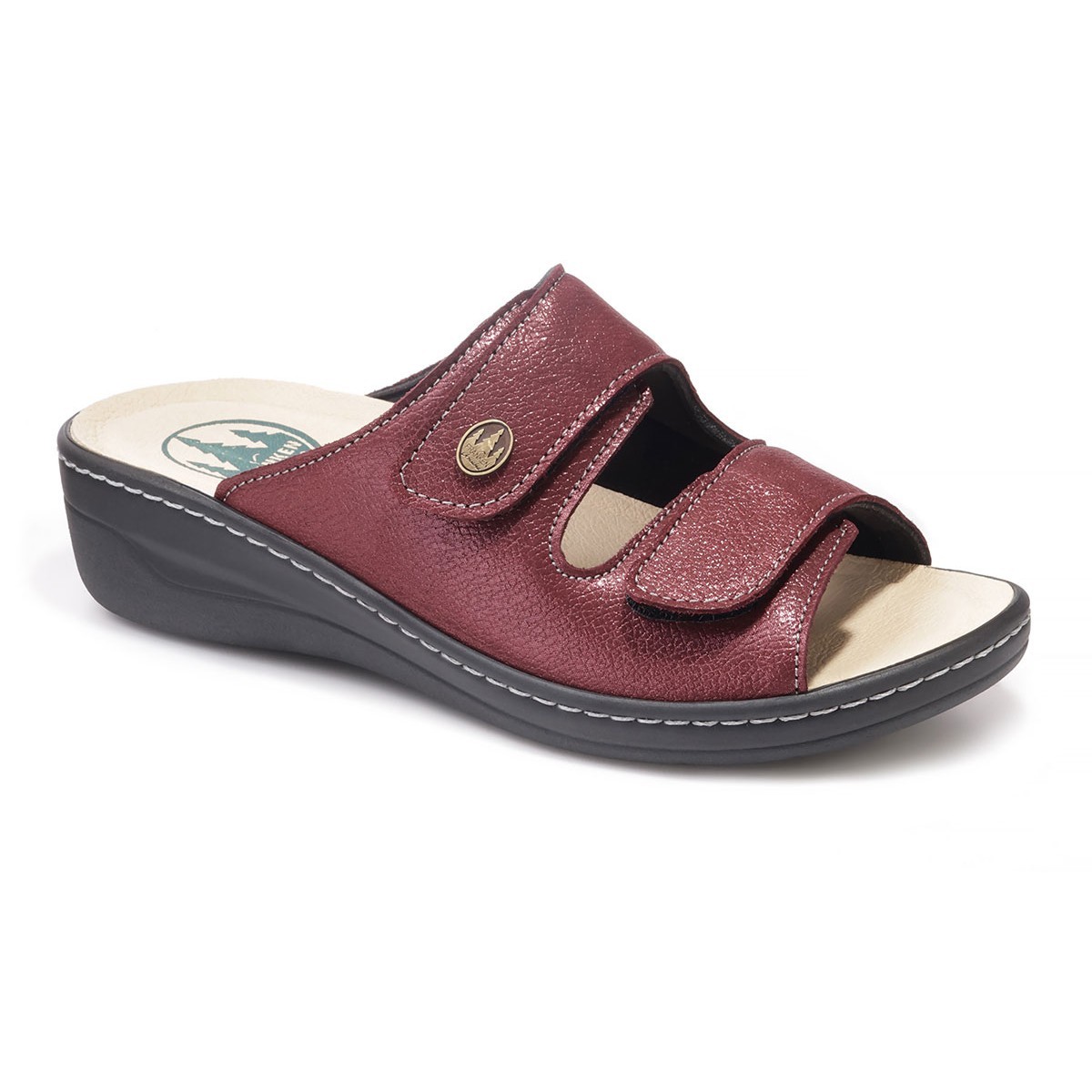 Женские сабо Eder, Frankenschuhe, бордовый
