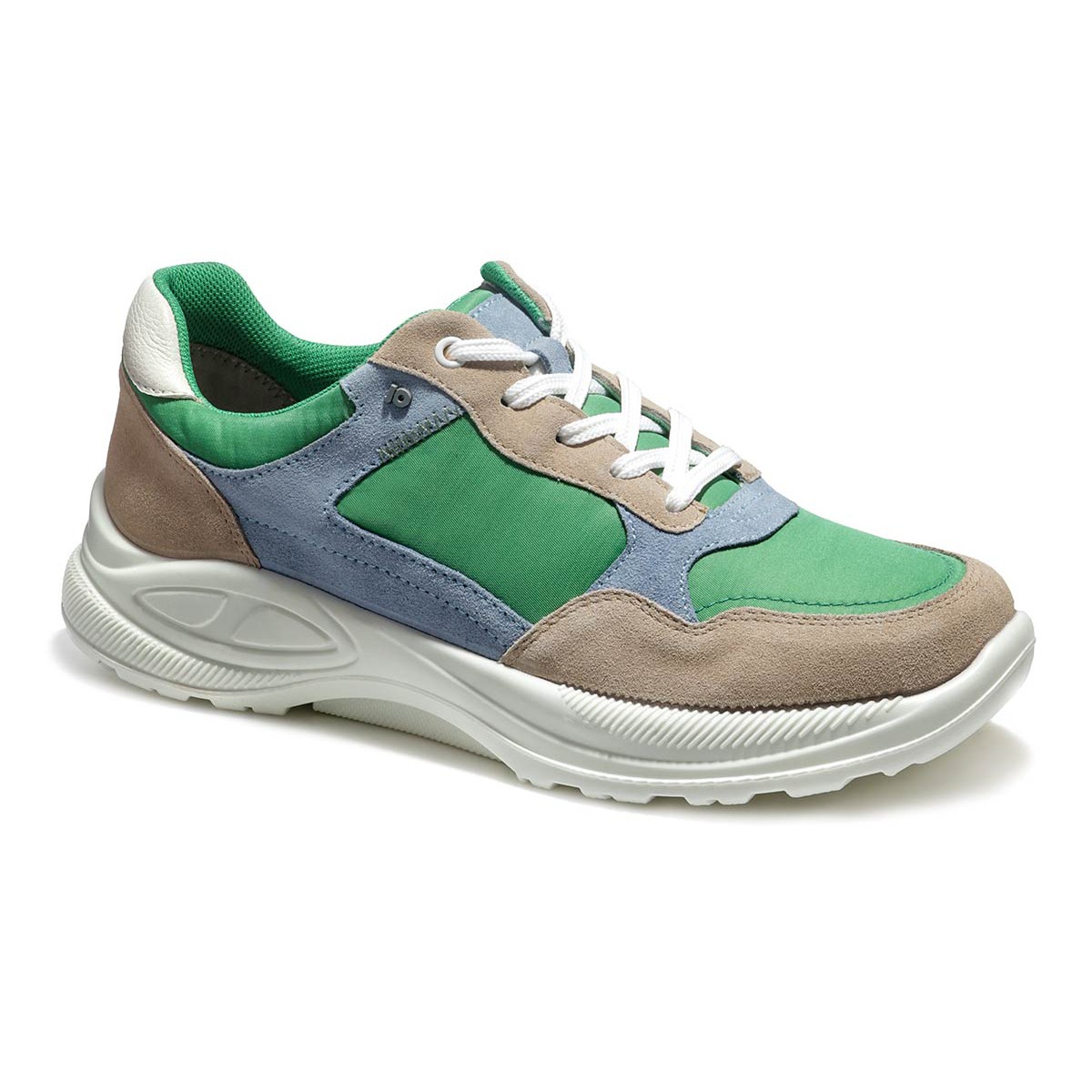Демисезонные женские кроссовки D-Jomotion, Jomos, бежевый, зеленый, голубой
