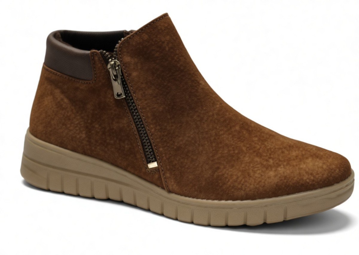 Женские демисезонные ботинки Rechen, Frankenschuhe, коричневый
