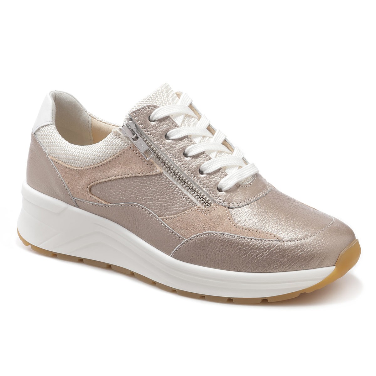 Женские кроссовки Karma, Solidus, золотистый, бежевый, белый