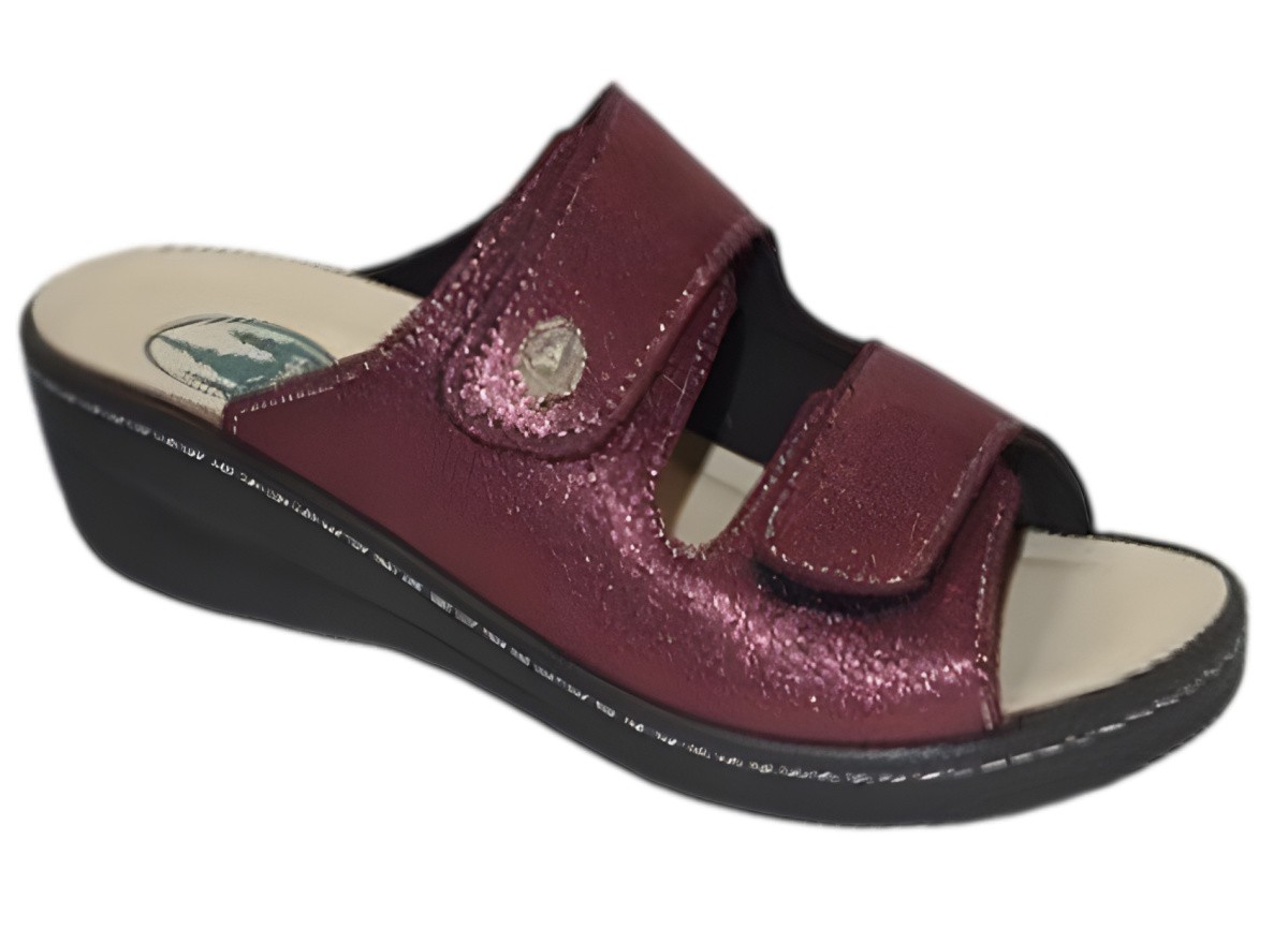 Женские сабо Eder, Frankenschuhe, бордовый