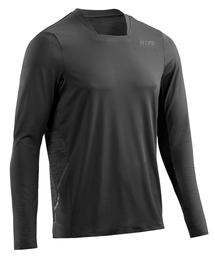 Мужская ультралегкая футболка с длинным рукавом CEP для бега мужская футболка cep с коротким рукавом для бега