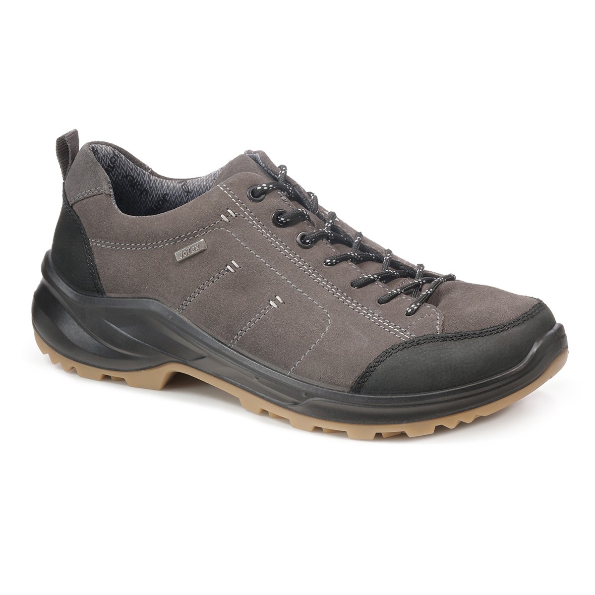 Мужские треккинговые кроссовки Trekking с мембраной, Jomos, серый, черный мужские треккинговые ботинки trekking jomos черные