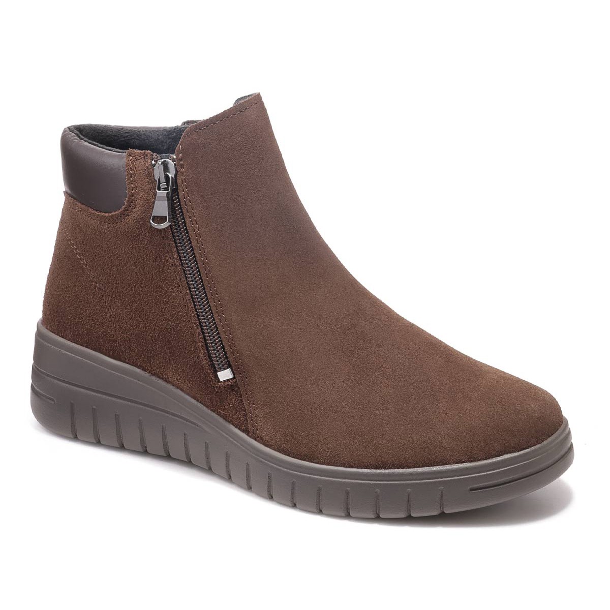 Женские демисезонные ботинки Rechen, Frankenschuhe, коричневый