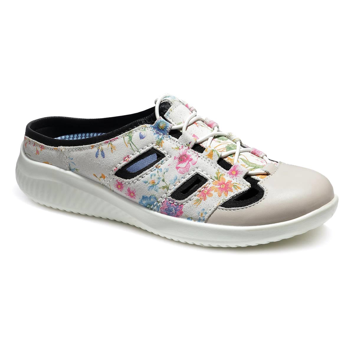 Женские сабо Allegra 2020 D, Jomos, серый, мультиколор цветочный принт