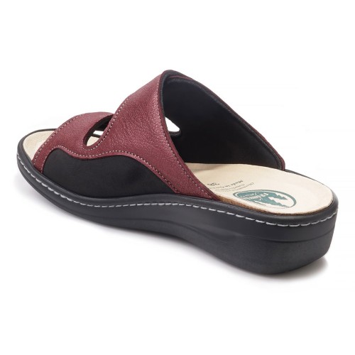 Женские сабо Eder, Frankenschuhe, бордовый фото 2
