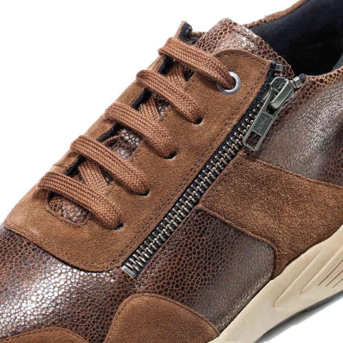 Высокие кроссовки женские, Solidus, Kim, коричневые фото 8