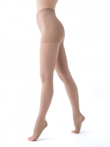 Компрессионные колготки mediven plus 2 класс компрессии с открытым носком фото 2