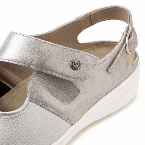 Женские туфли Heaven, линия Solicare Soft, Solidus, серый металлик фото 8