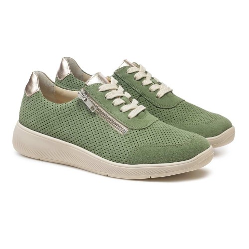 Женские кроссовки Halea, Solidus, зеленый, золотистый фото 9