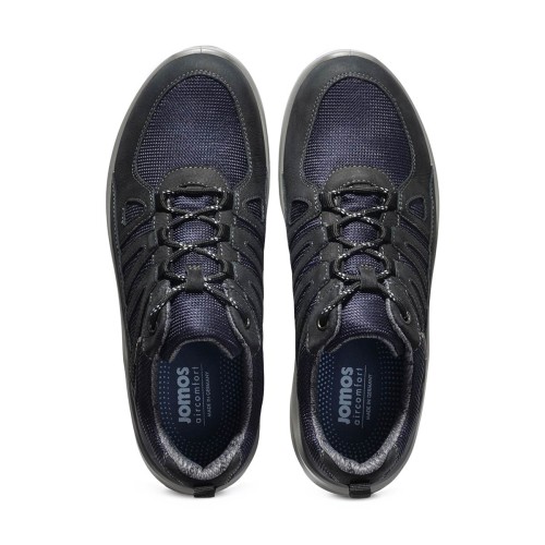 Демисезонные мужские полуботинки Trekking, Jomos, синий, черный фото 4