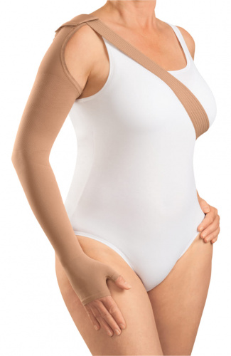 Комбинированный компрессионный рукав mediven harmony 1 класс компрессии с наплечником и ремнем