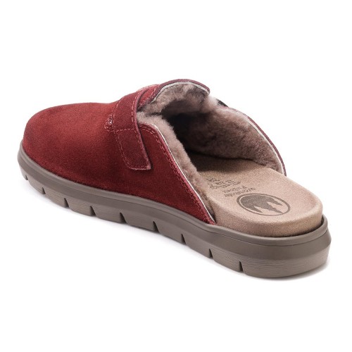 Женские сабо всесезонные Iller, Frankenschuhe, бордовый фото 2
