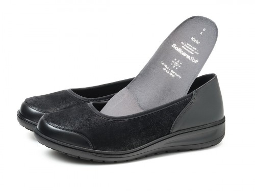 Женские туфли Kate (линия Solicare Soft), Solidus, черные фото 7