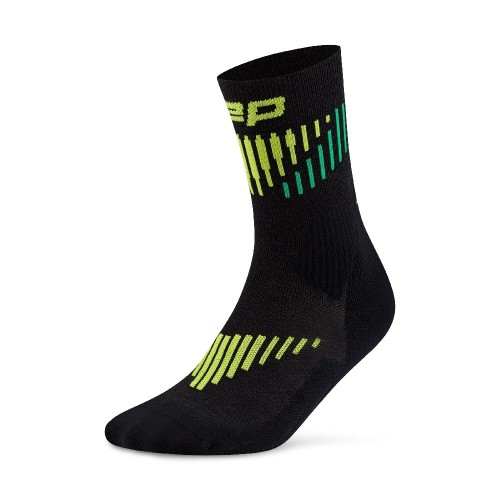 Компрессионные укороченные гольфы CEP для бега, с шерстью мериноса, мужские фото 2