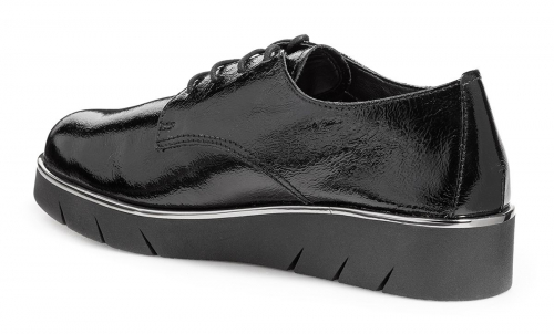 Полуботинки дерби женские демисезонные The FLEXX Agata чёрные фото 2