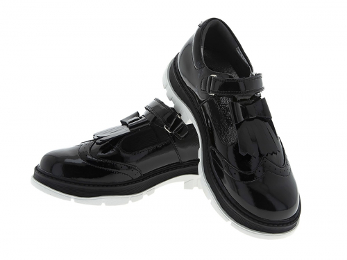 Туфли для девочки Sursil Ortho черные фото 3