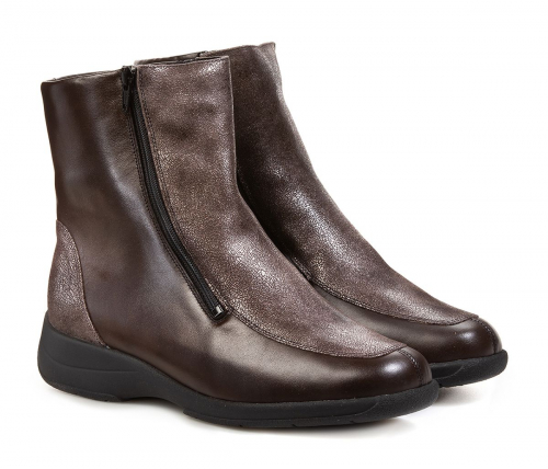 Полусапоги женские зимние Solidus Mary Stiefel коричневые фото 7