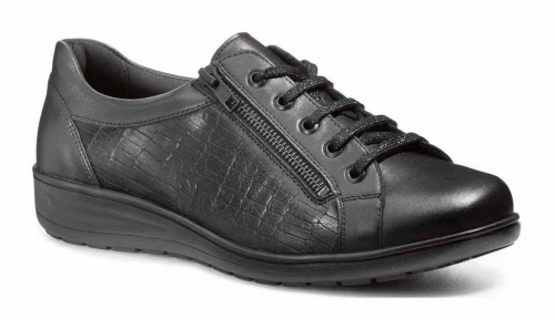 Кроссовки демисезонные женские Solidus Kate чёрные кожаные