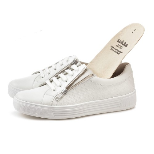 Женские демисезонные кеды Kendal, Solidus, белые фото 6