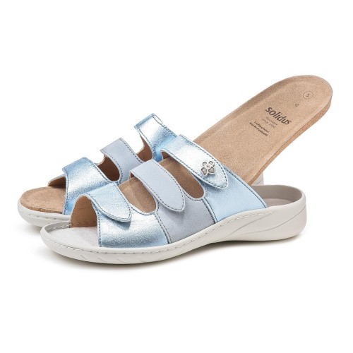 Женские сабо Wellness Special, Solidus, голубой фото 6