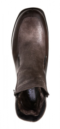 Полусапоги женские зимние Solidus Mary Stiefel коричневые фото 4