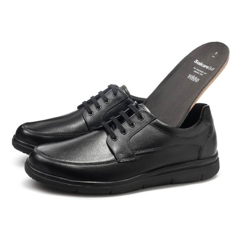 Полуботинки мужские Hardy (Solicare Soft), Solidus, черный фото 9