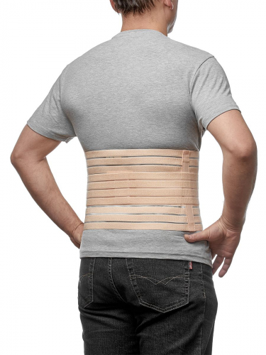 Бандаж послеоперационный грыжевой ОртоНик со съемным пелотом фото 2