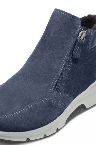 Женские демисезонные ботинки Nyon, Frankenschuhe, синие фото 5