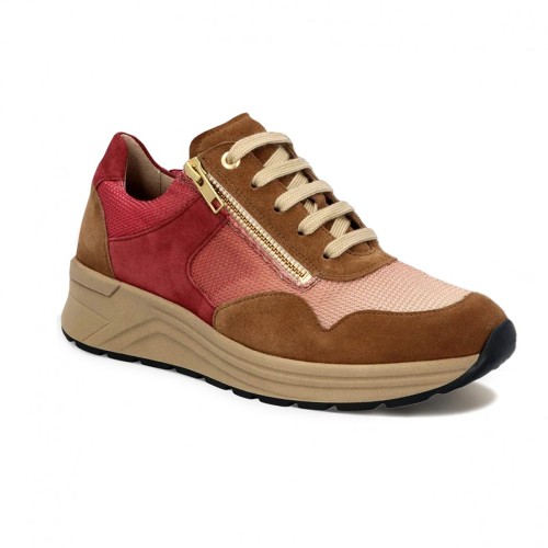 Женские кроссовки Solidus, Katrin, песочный, красный