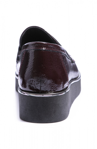 Лоферы демисезонные женские The FLEXX бордовые фото 3