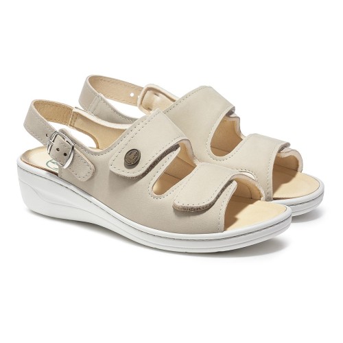 Сандалии женские Elde, Frankenschuhe, бежевый фото 10