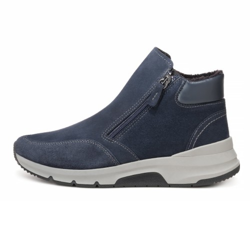 Женские демисезонные ботинки Nyon, Frankenschuhe, синие фото 2