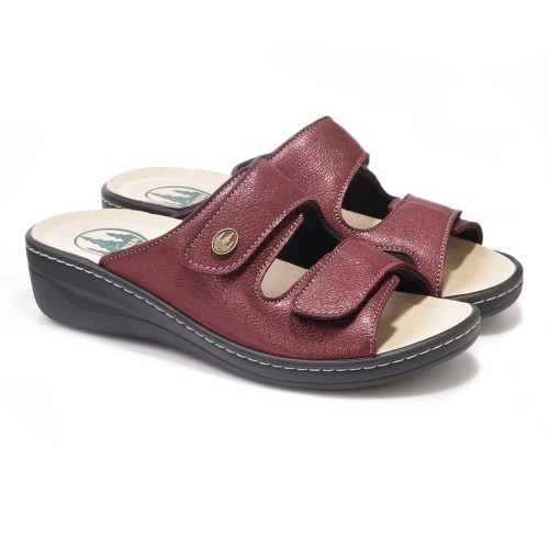 Женские сабо Eder, Frankenschuhe, бордовый фото 9