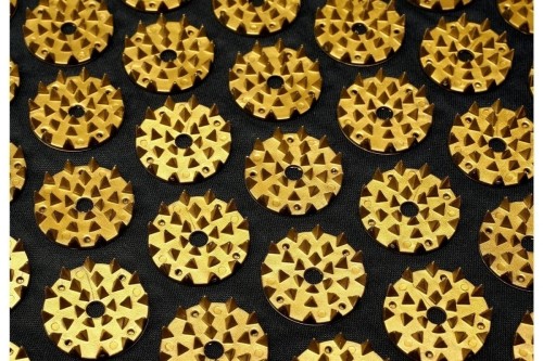 Коврик акупунктурный Нирвана, черный, тонкий фото 4