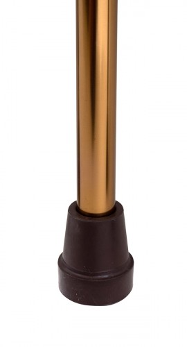 Трость алюминиевая телескопическая складная с Т-образной деревянной ручкой фото 4