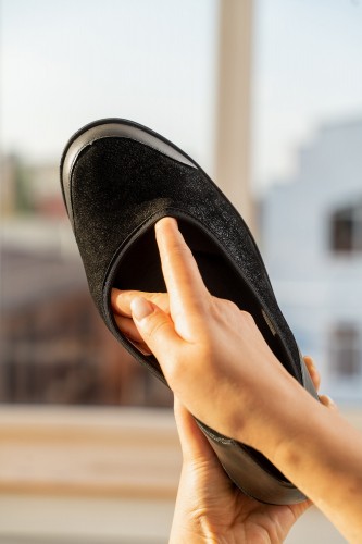 Женские туфли Kate (линия Solicare Soft), Solidus, черные фото 15