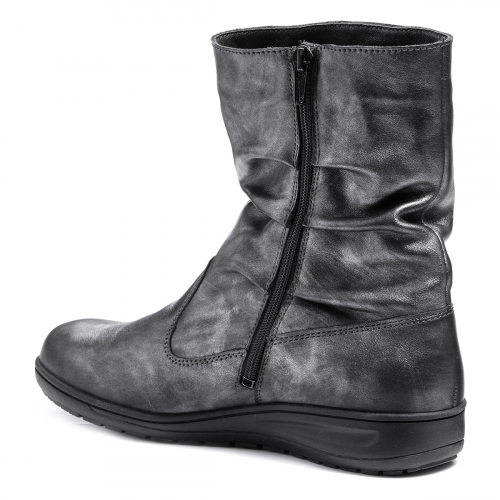 Полусапоги женские зимние Solidus Kate Stiefel серые фото 2