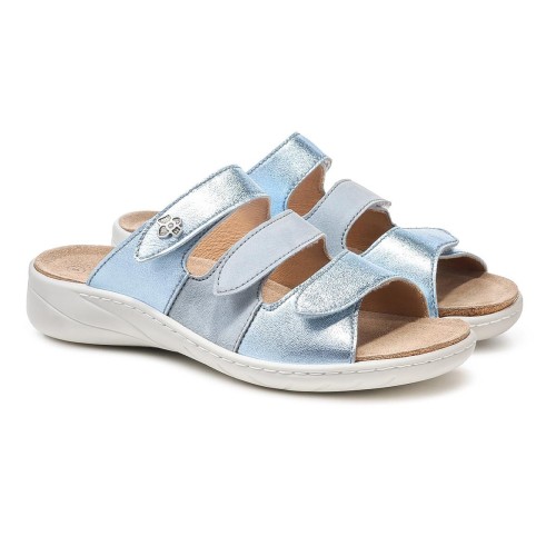 Женские сабо Wellness Special, Solidus, голубой фото 9