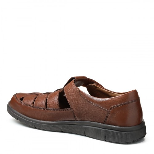 Мужские летние туфли Hardy, Solidus, коричневые фото 3