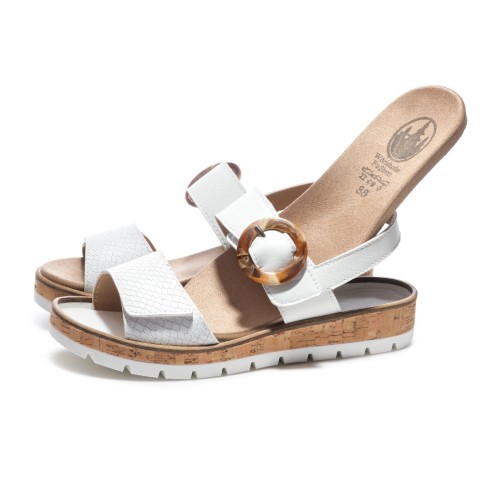 Женские босоножки Tilia, Frankenschuhe, белый фото 8