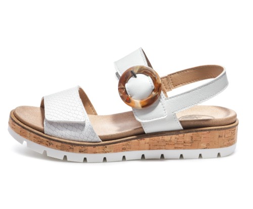 Женские босоножки Tilia, Frankenschuhe, белый фото 3