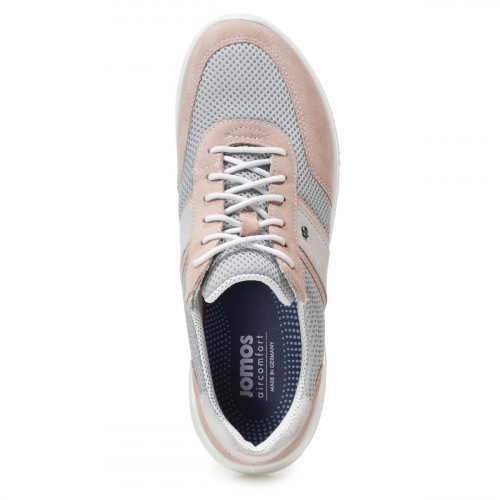 Женские кроссовки Sneaker 21, Jomos, серые с пудрово-розовым фото 7